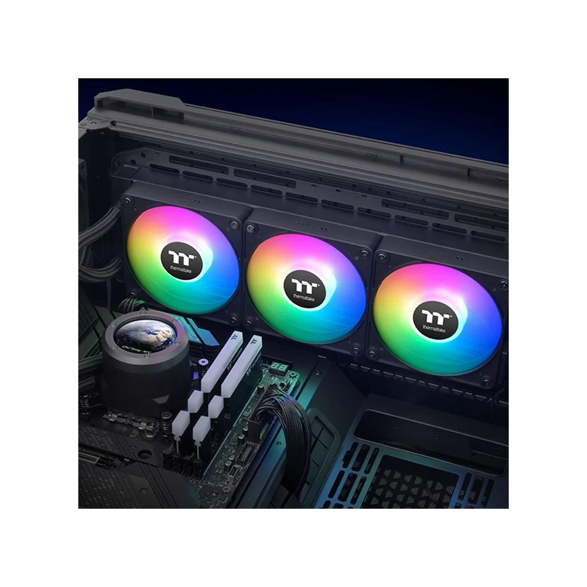 Thermaltake TH360 V2 Ultra EX ARGB Sync All-In-One Liquid Cooler - Black - CL-W415-PL12SW-A view 6