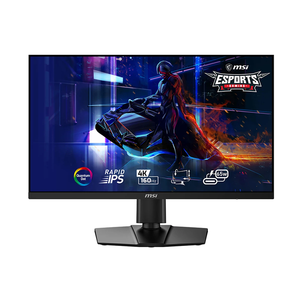 MSI 27" 4K IPS 160Hz 0.5ms Gaming Monitor - Black (MPG 274URF QD) - 9S6-3CC29H-263