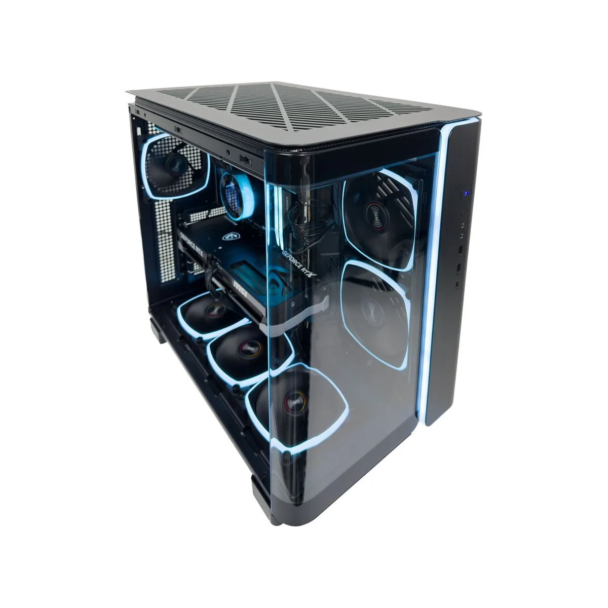December Gaming PC (Ryzen 7 9800X3D, 32GB DDR5, RTX 5080 16GB) - Powered by MSI - December_Gaming_PC view 3