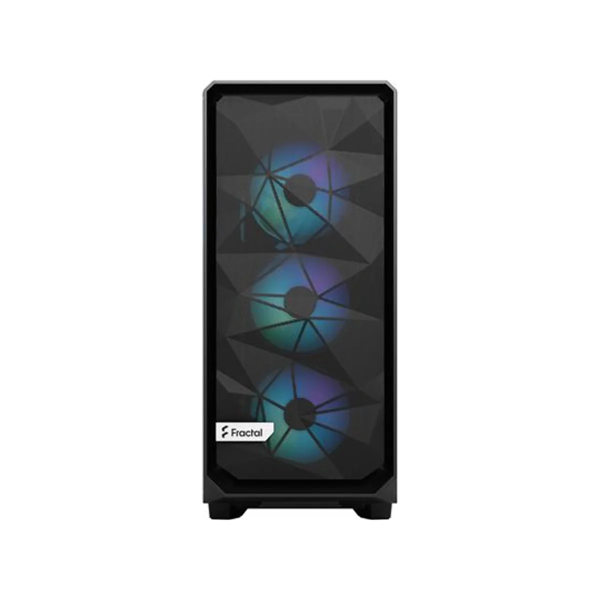 Fractal Meshify 2 Compact Lite Light Tint Tempered Glass RGB ATX Gaming Case - Black - FD-C-MEL2C-05 view 2