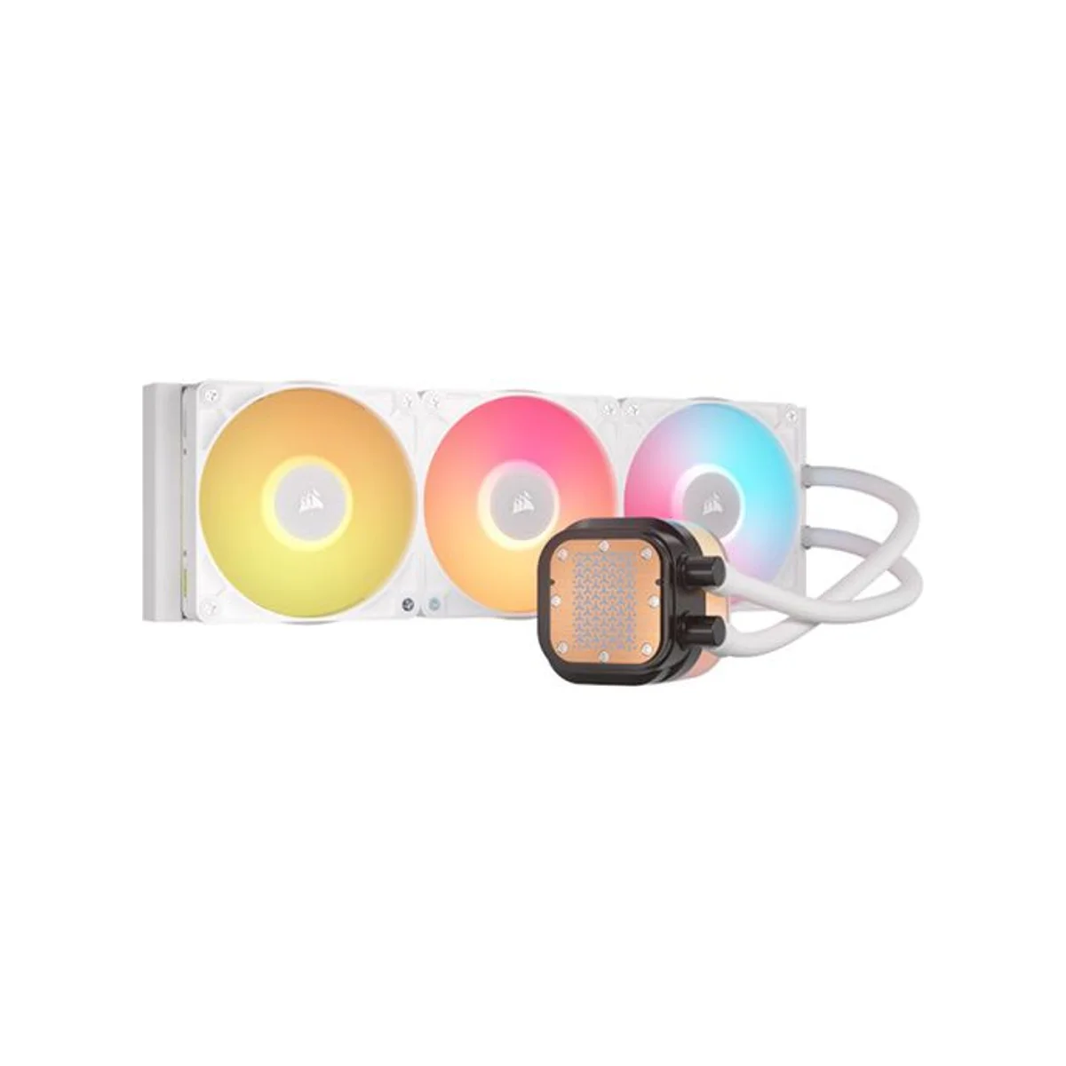 CORSAIR iCUE LINK TITAN 360 RX LCD Liquid CPU Cooler - White - CW-9061026-WW view 2