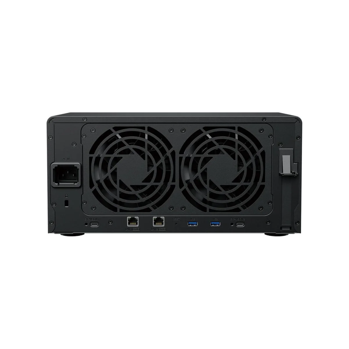 Synology DiskStation DS1825+ NAS Enclosure (8-Bay, AMD Ryzen V1500B, 8GB RAM, 2.5GbE LAN) - Black - DS1825+ view 4
