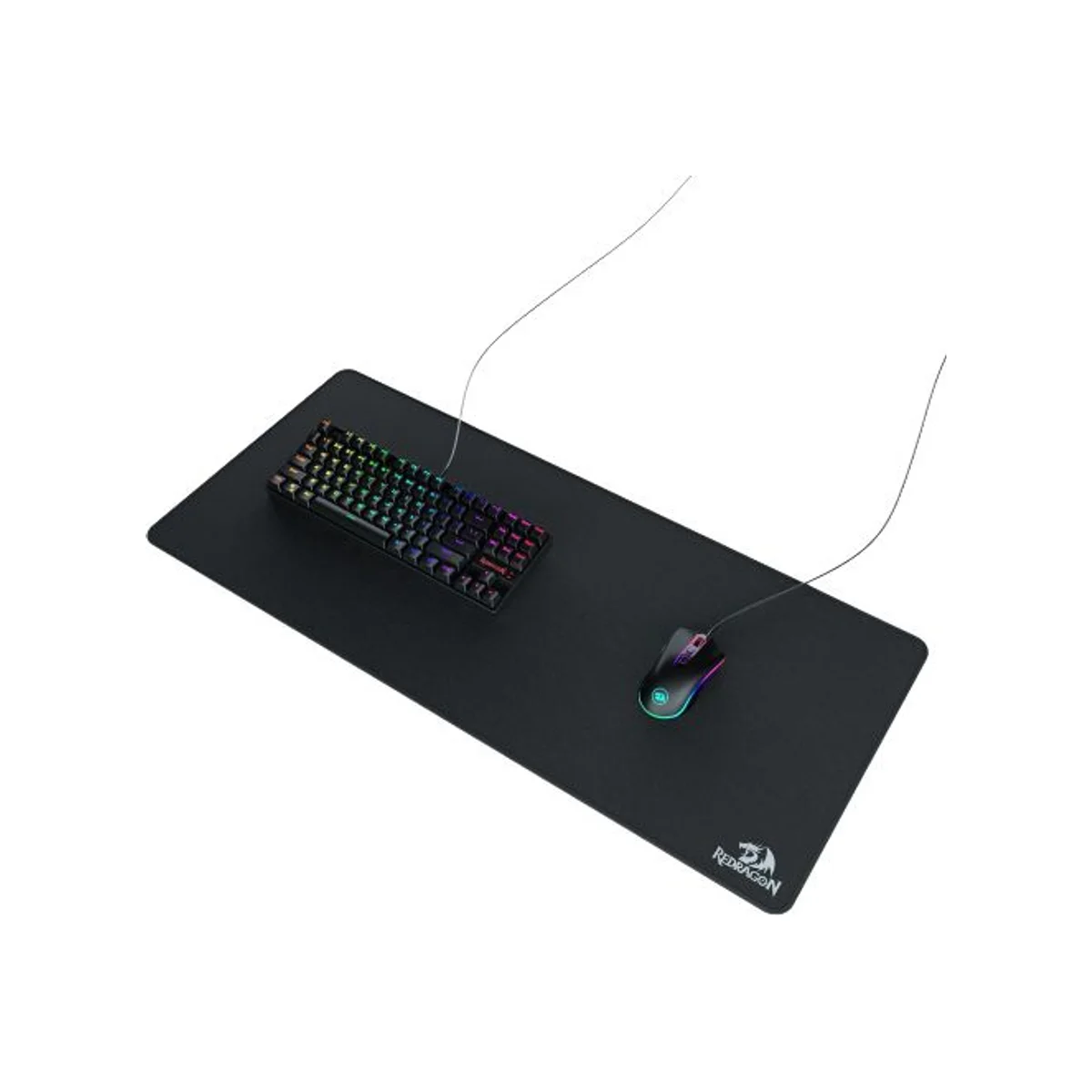 REDRAGON P032 Gaming Mousepad XL (Cloth, Rubber, Black, 900x400x4mm) - P032 view 2