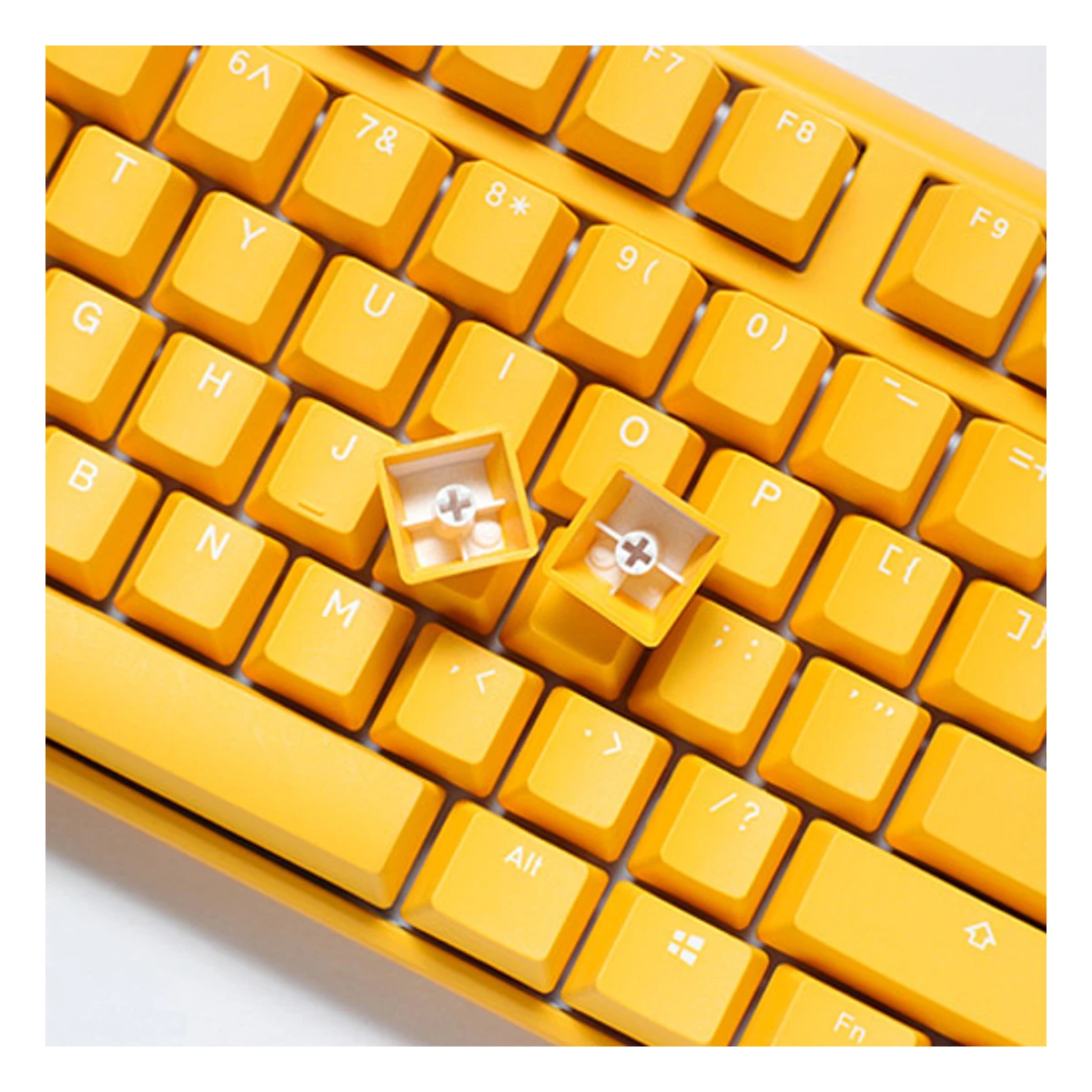 Ducky One 3 RGB Blue Switch Mechanical Gaming Keyboard (Arabic Layout) - Yellow Ducky | DKON2108ST-CARPDYDYYYC1 view 3