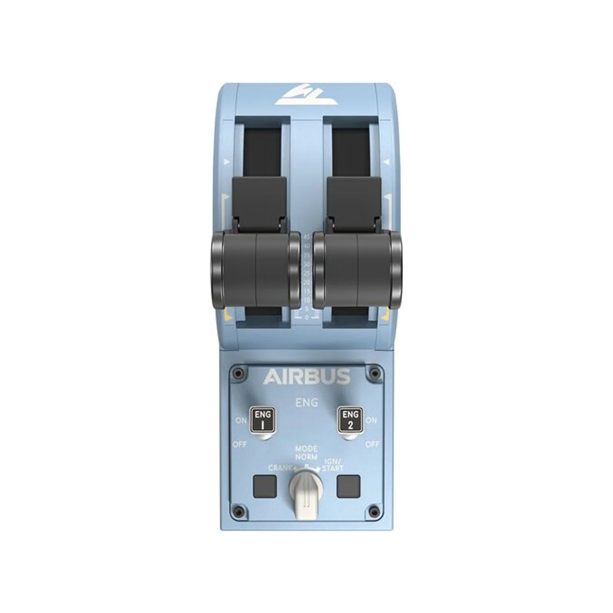 Thrustmaster TCA Quadrant Airbus Edition Joystick - Blue (14-Bit Resolution, Thrust Reverser, Airbus Controls) - TM-JSTK-TCA-QUAD view 3