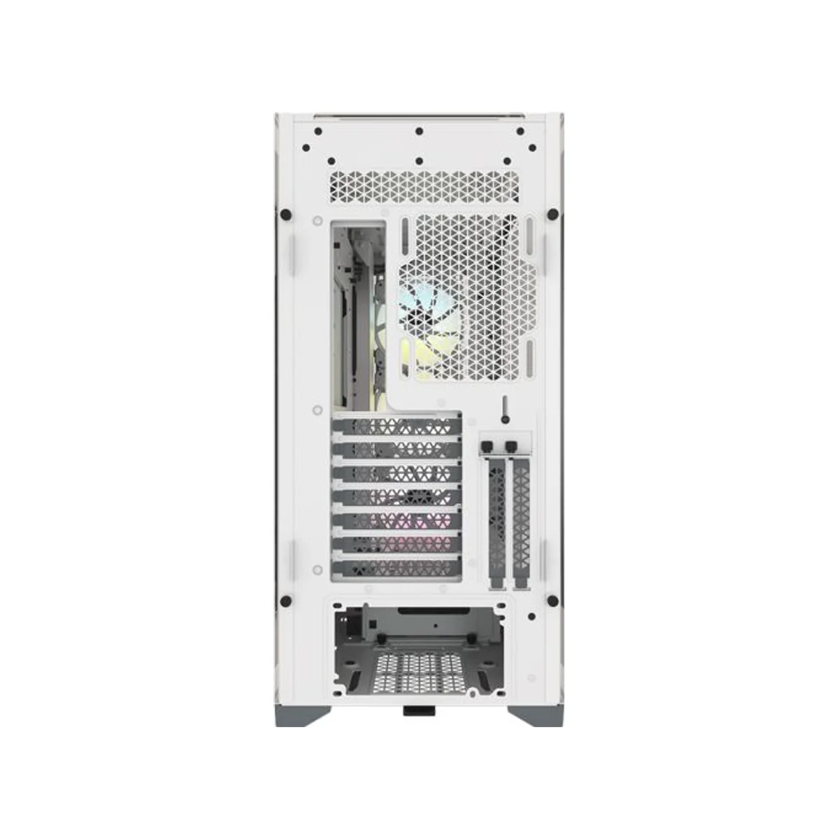 Corsair iCUE 5000X Tempered Glass RGB E-ATX Gaming Case - White - CC-9011213-WW view 6