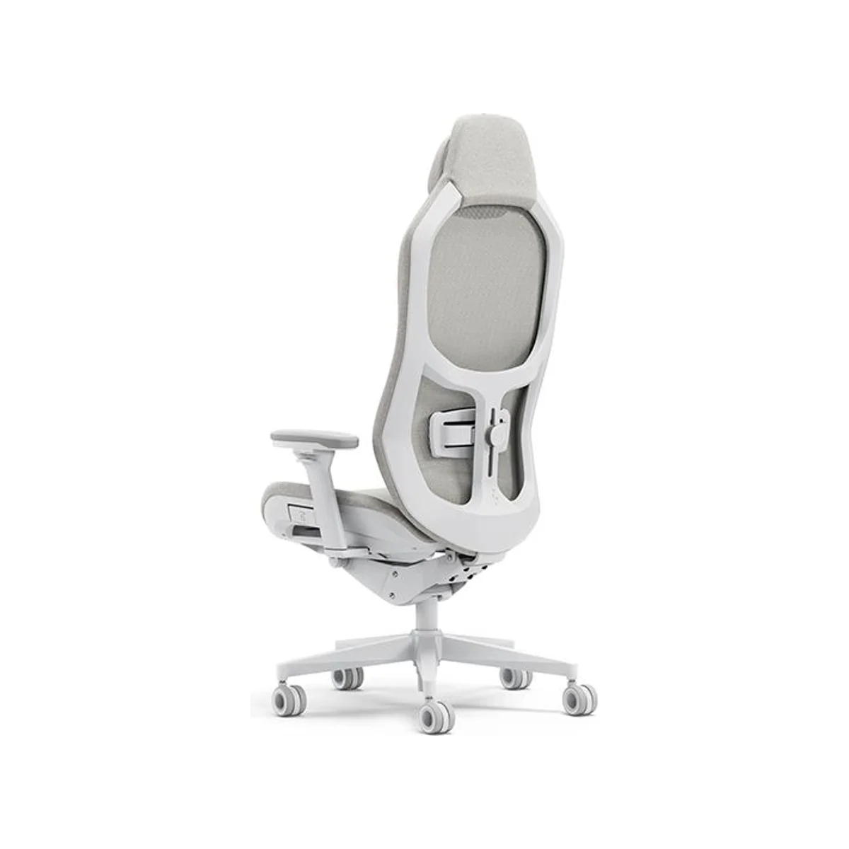 Fractal Refine Mesh Light Gaming Chair - White | Ergonomic Mesh Office Chair (Adjustable Lumbar, Synchro-Tilt, 4D Armrests) - FD-CH-RE1M-02 view 3