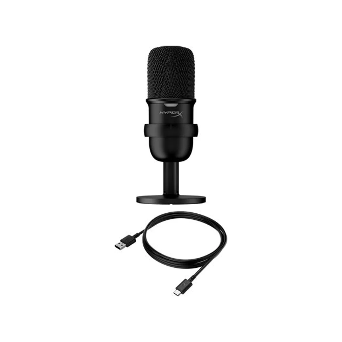 HyperX SoloCast Streaming Microphone USB Condenser Plug N Play (Black/Gold) - HMIUS1X-XX-BK/G view 4