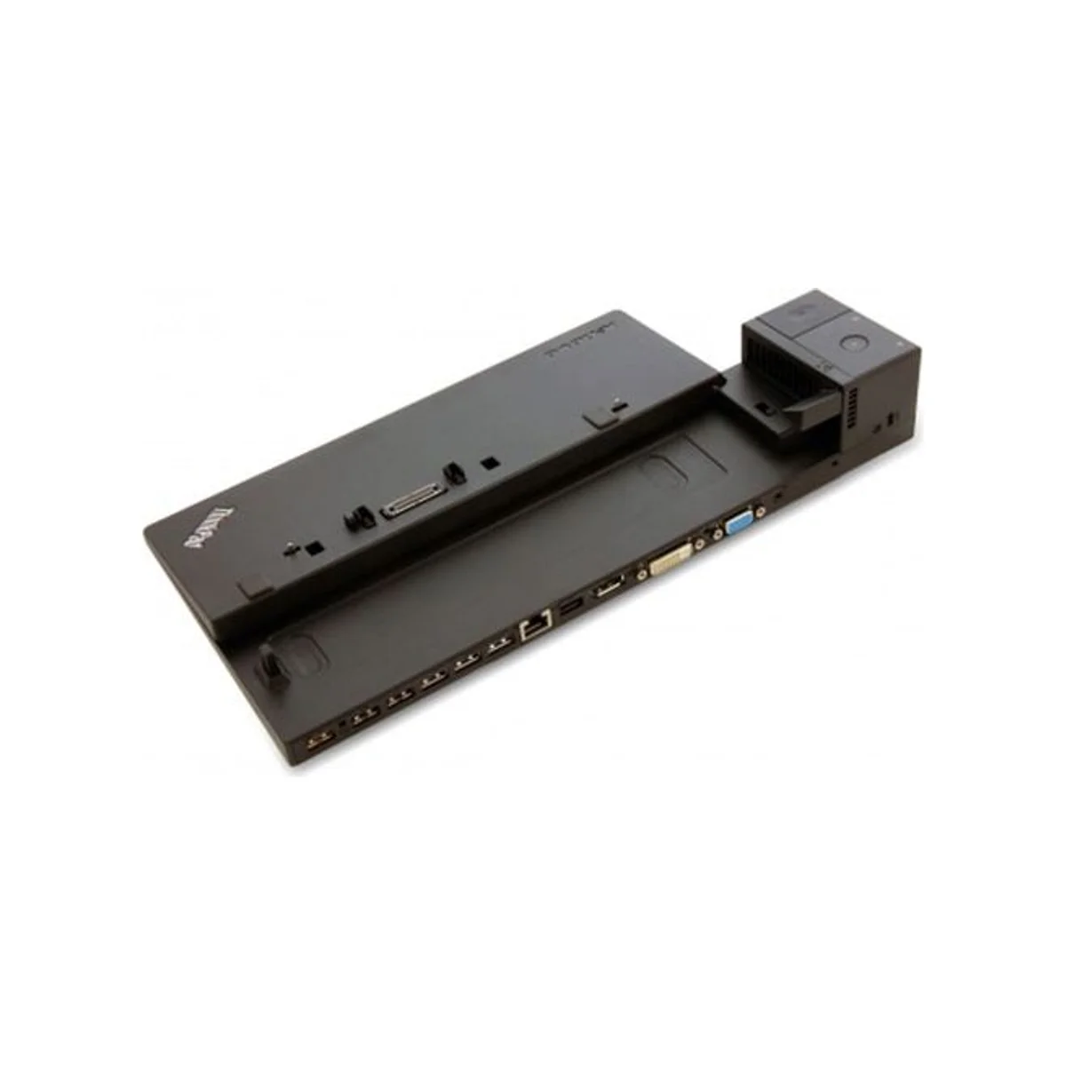 Lenovo ThinkPad 90W Pro Dock - Black (USB 3.0, Gigabit Ethernet, Multi-Display) - 40A10090UK view 2
