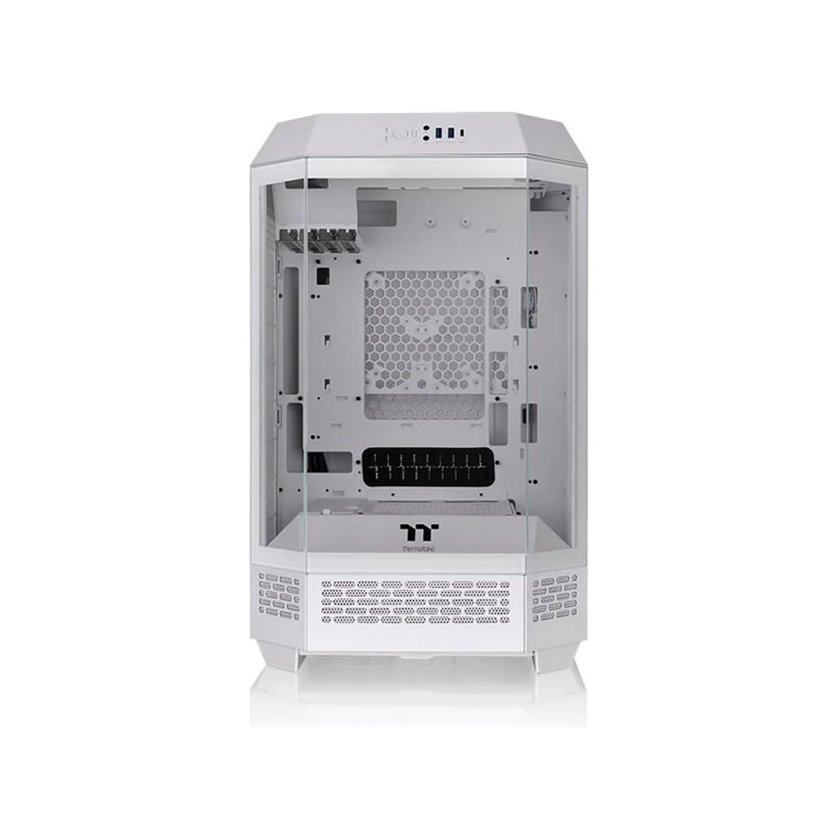 Thermaltake The Tower 300 Micro-ATX Gaming Case - Snow - CA-1Y4-00S6WN-00 view 2
