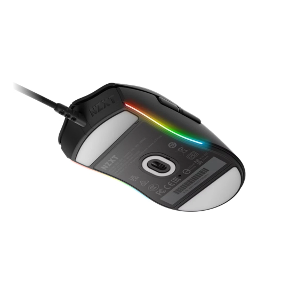 NZXT Lift Ambidextrous Optical Black Gaming Mouse (16000 DPI, 500Hz/1000Hz, Omron Switches) - MS-1WRAX-BM view 4