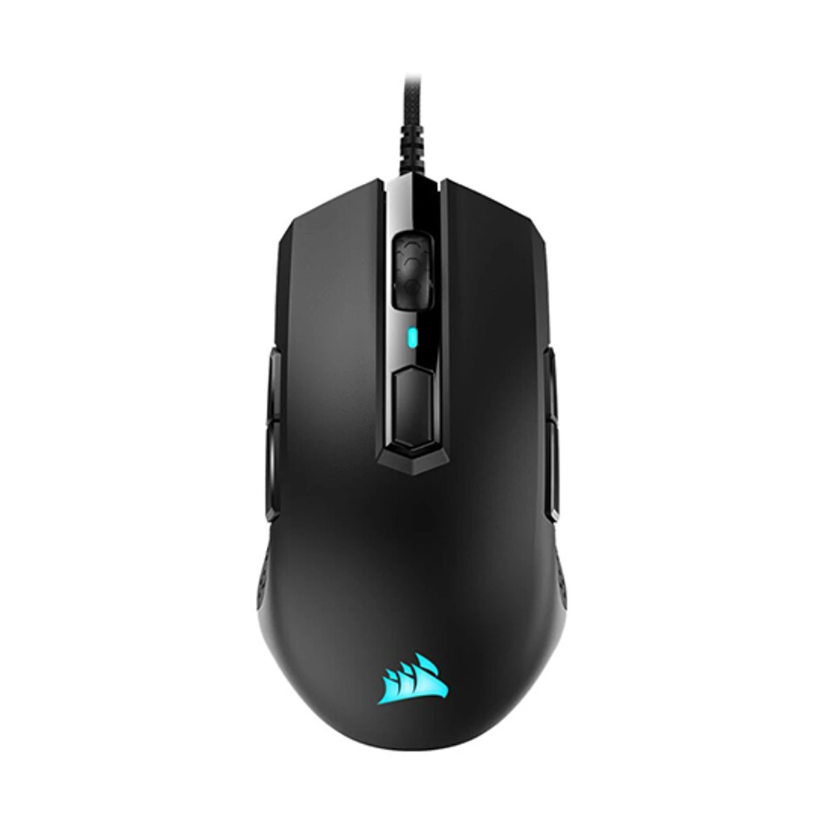 CORSAIR M55 RGB PRO Ambidextrous Wired Gaming Mouse - Black (12,000 DPI, 8 Programmable Buttons, 74g Lightweight) - CH-9308011-NA view 3