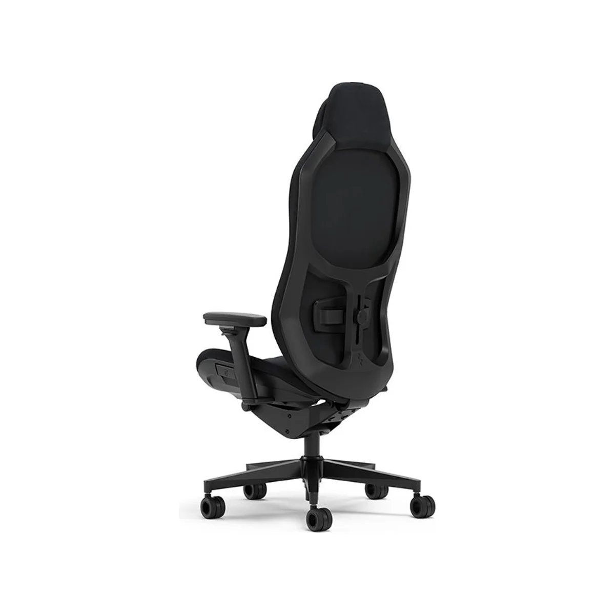 FRACTAL Refine Alcantara Fabric Gaming Chair - Black (Memory Foam Headrest, Synchro-Tilt, Aluminum Wheelbase) - FD-CH-RE1A-01 view 6