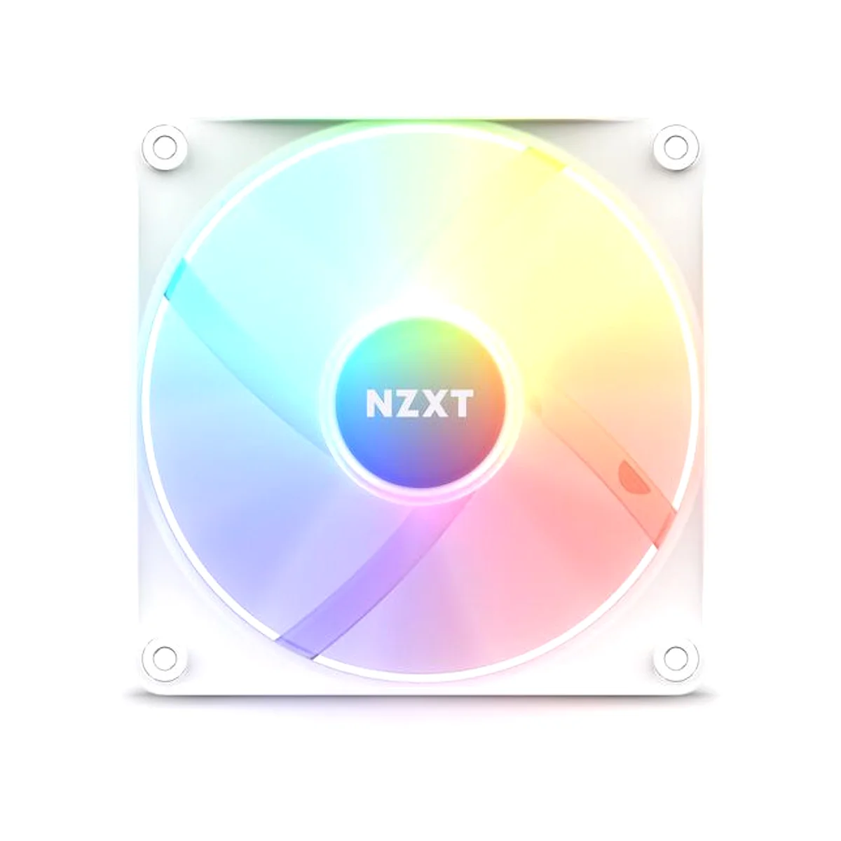NZXT F120 Hub-Mounted RGB Core Fan - White - RF-C12SF-W1 view 2