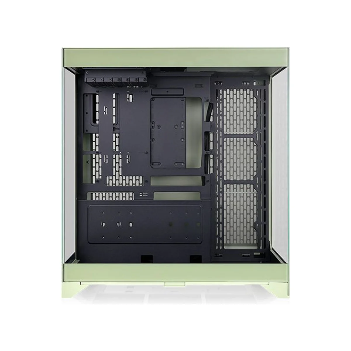 Thermaltake CTE E550 Tempered Glass Dual-chamber ATX Gaming Case - Green - CA-1Z8-00MEWN-00 view 2