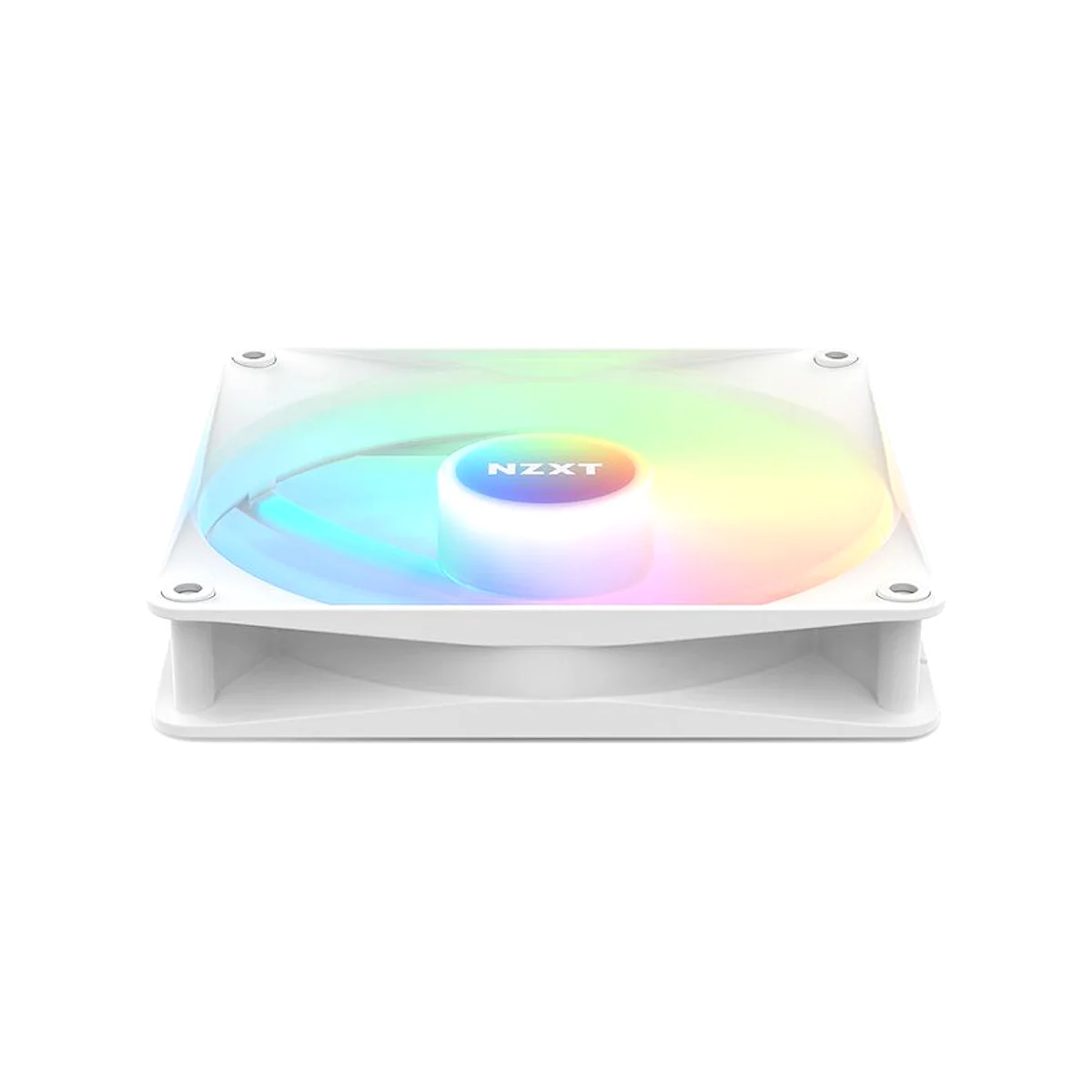NZXT F140 RGB Core 140mm Hub-Mounted RGB Fan - White - RF-C14SF-W1 view 5