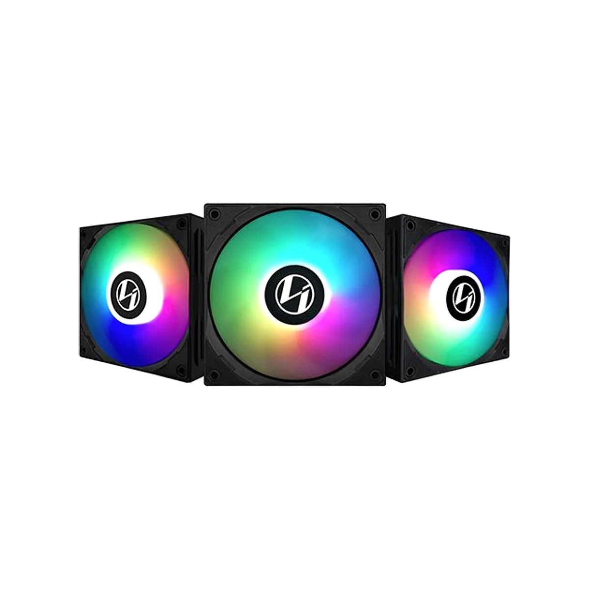 Lian Li ST120 ARGB 120mm Triple Pack Fans with Fan Control - Black - G99.12ST3B.00