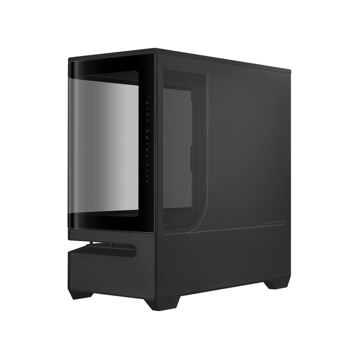 ASUS Prime AP201 Mesh Micro-ATX Gaming Case – Black view 4