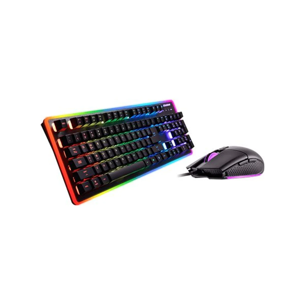 COUGAR Deathfire EX Gaming RGB Keyboard and Mice Combo (Hybrid Mechanical, 19-Key Rollover, 8-Color RGB, 2000 DPI) - CG-DK-DEATHFIRE-BLK view 2