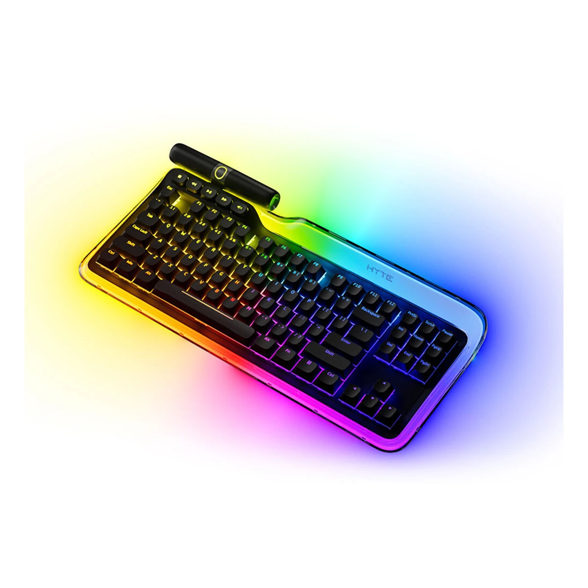 HYTE Keeb TKL Modern Human Interface Wired RGB Mechanical Keyboard - Black | KB-HYTE-KEEB view 3