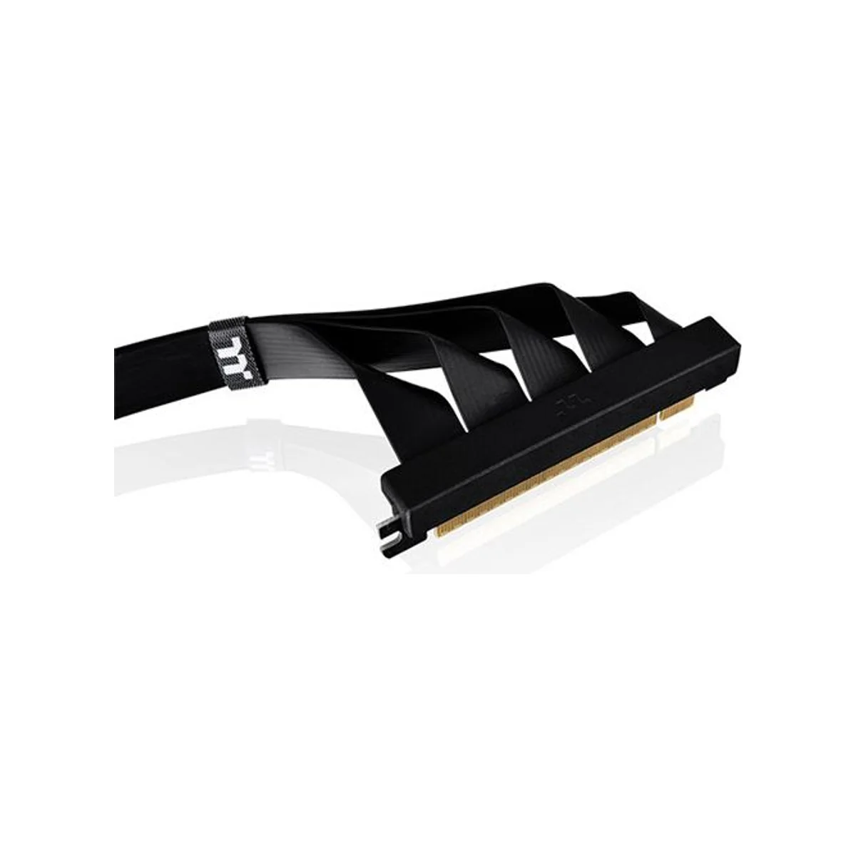Thermaltake PCI-E 4.0 Dual 90 Degree 400mm Riser Cable - Black - AC-077-CO1OTN-C1 view 3