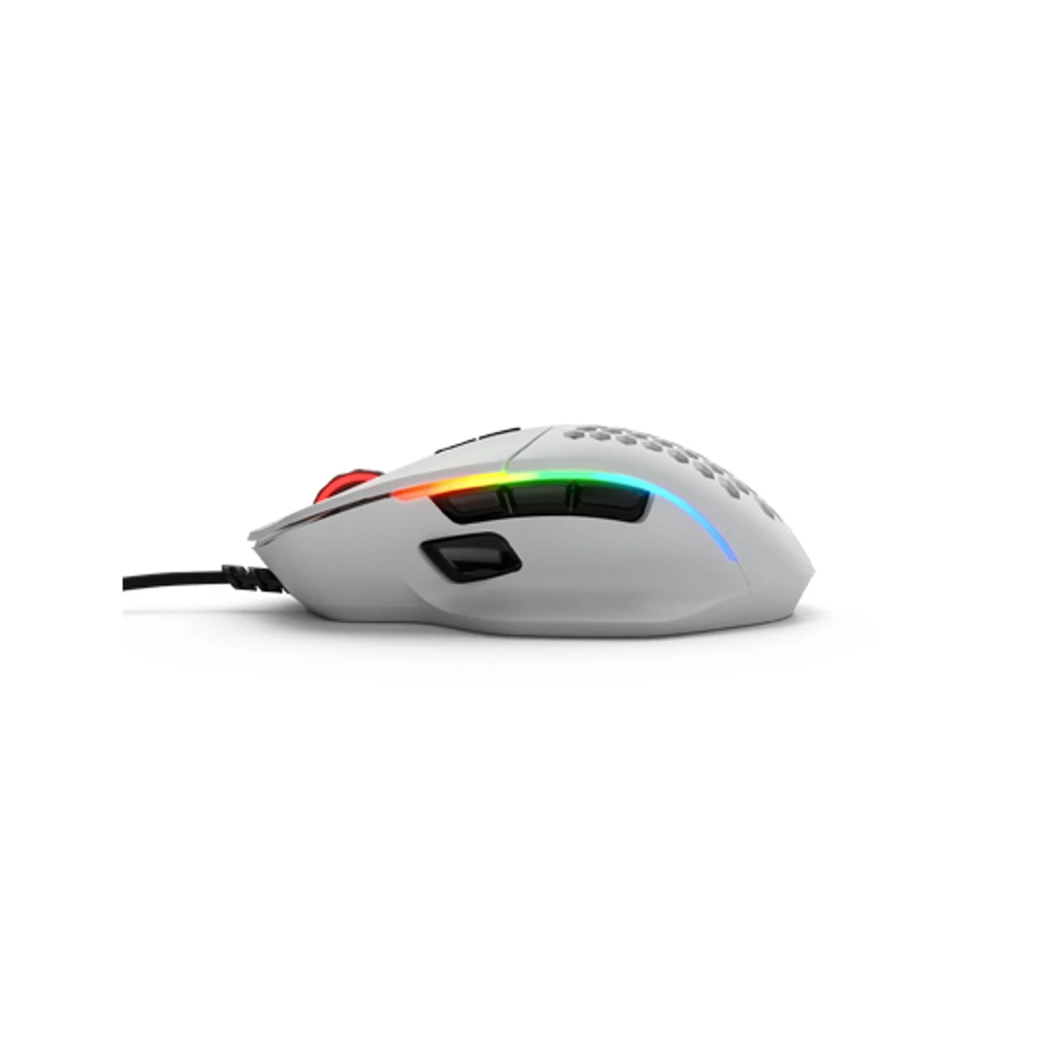 GLORIOUS Model I Gaming Mouse - Matte White (Ergonomic, Lightweight, 9 Programmable Buttons) - GLO-MS-I-MW view 3