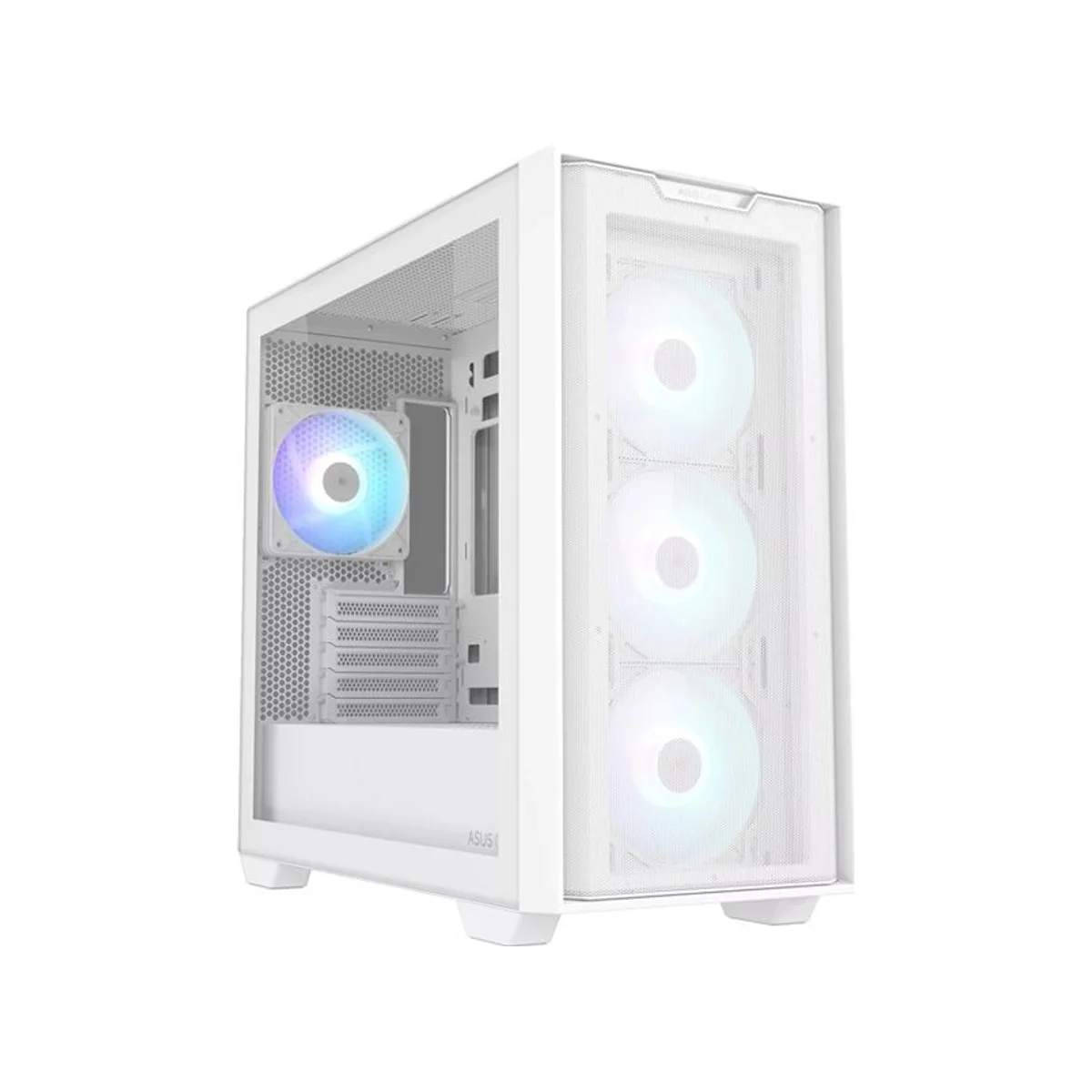 ASUS A21 Plus ARGB Micro-ATX Case - White - 90DC00H3-B19000