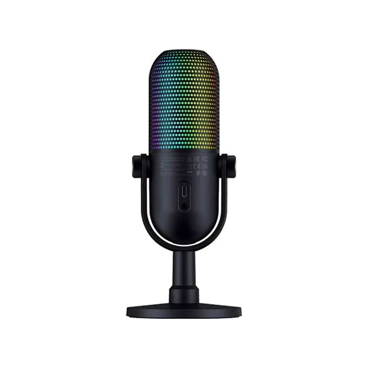 Razer Seiren V3 Chroma RGB USB Streaming Microphone (Black) (Supercardioid, 96kHz, 24-bit) - RZ19-05060100-R3M1 view 4