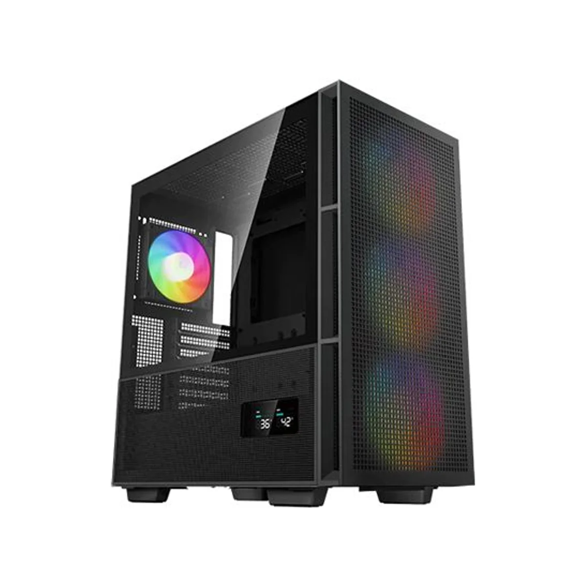 DeepCool CH560 ARGB Digital Mid-Tower Gaming Case - Black - R-CH560-BKAPE4D-G-1