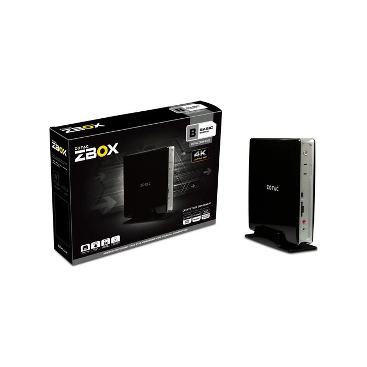 Zotac ZBOX BI325 Desktop Computer (Intel Celeron N3160 Quad-Core, 8GB DDR3L RAM Support, 2.5" SATA, Intel HD Graphics 400) - ZBOX-BI325-U view 10
