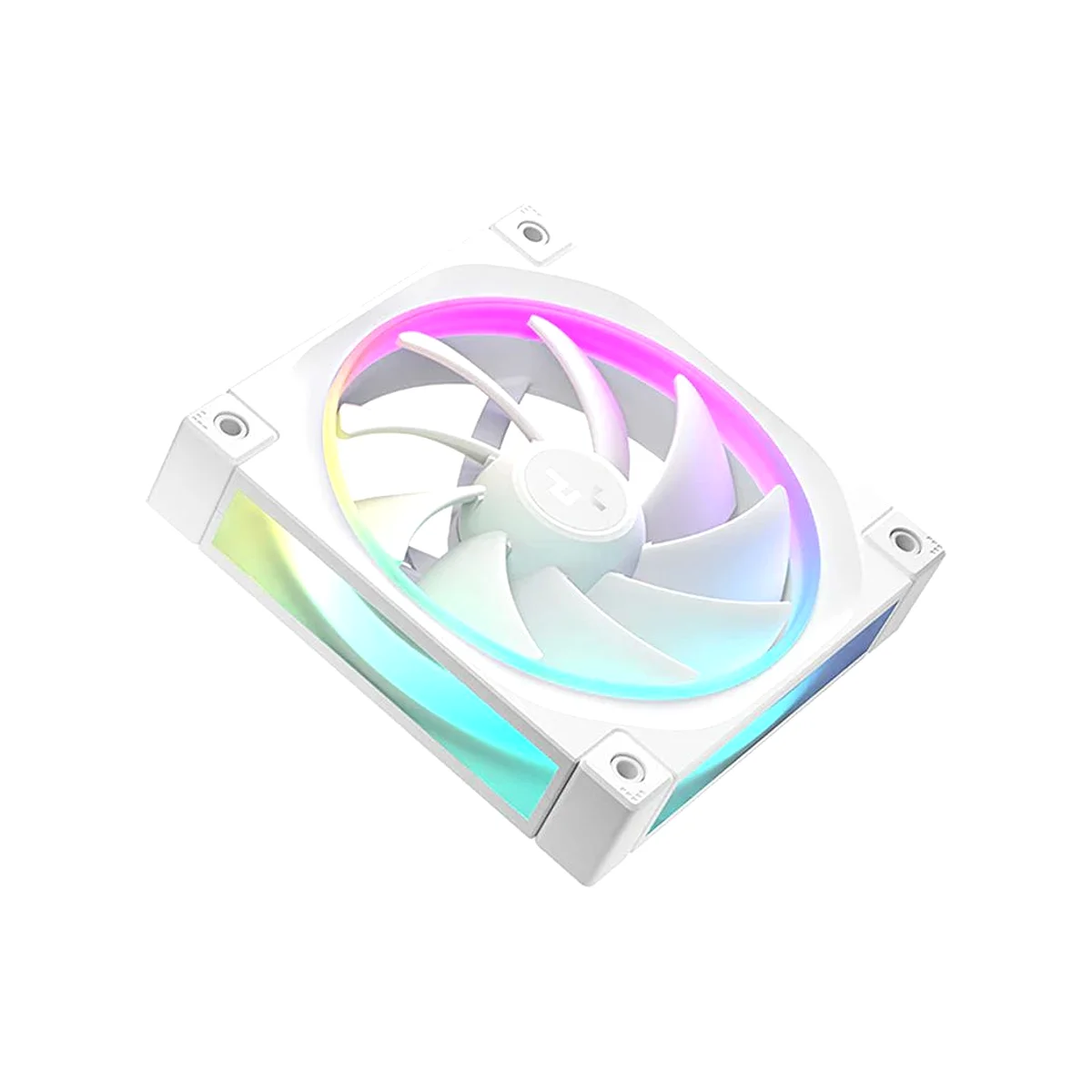 DeepCool FL12 RGB LED 120mm PWM Single Fan - White - R-FL12-WHAPN1-G view 2