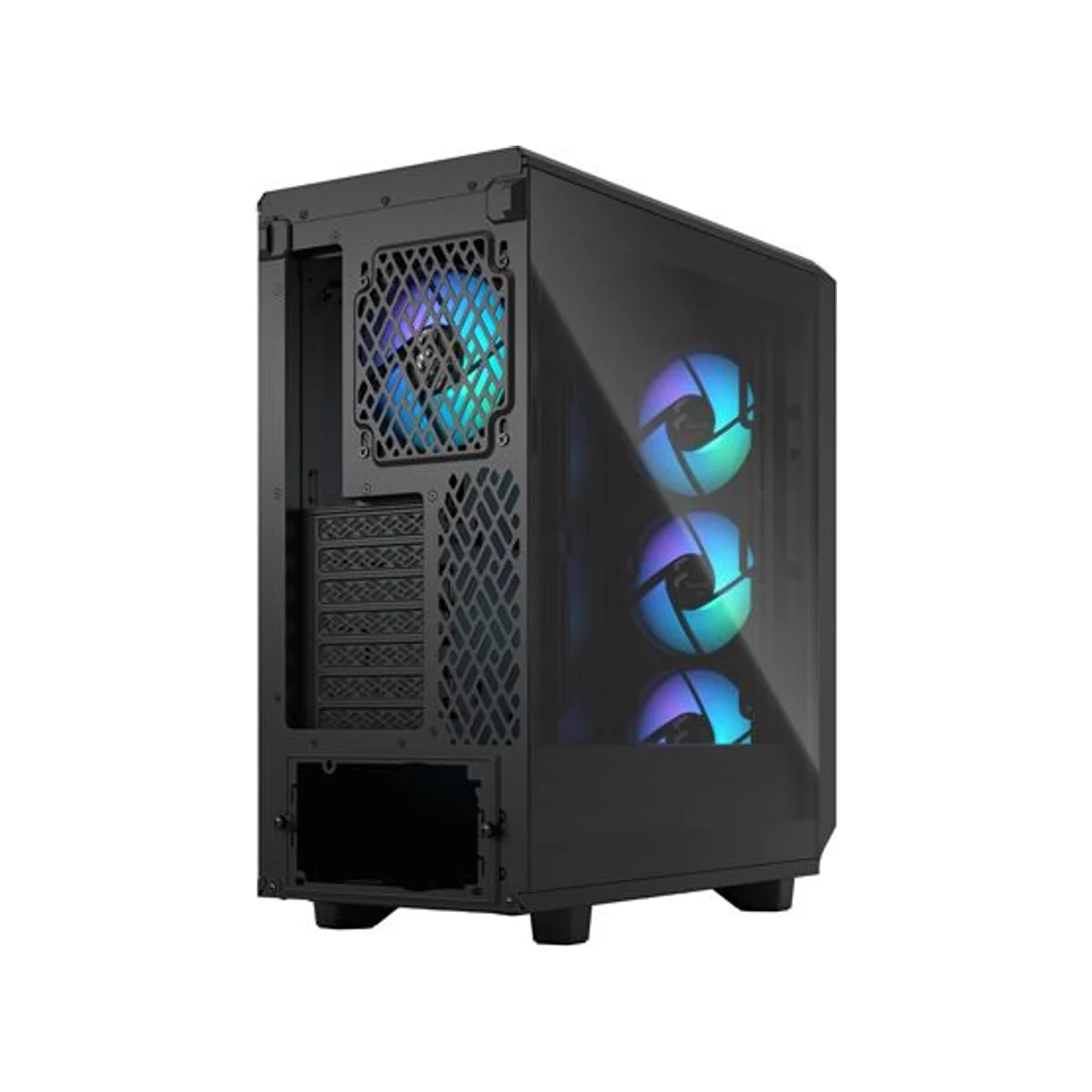 Fractal Meshify 2 Compact Lite Light Tint Tempered Glass RGB ATX Gaming Case - Black - FD-C-MEL2C-05 view 6