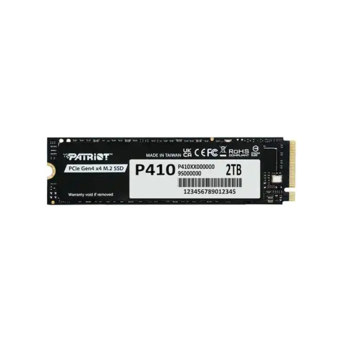 Patriot P410 2TB PCIe Gen4 x4 M.2 2280 NVMe SSD – P410P2TBM28H view 2