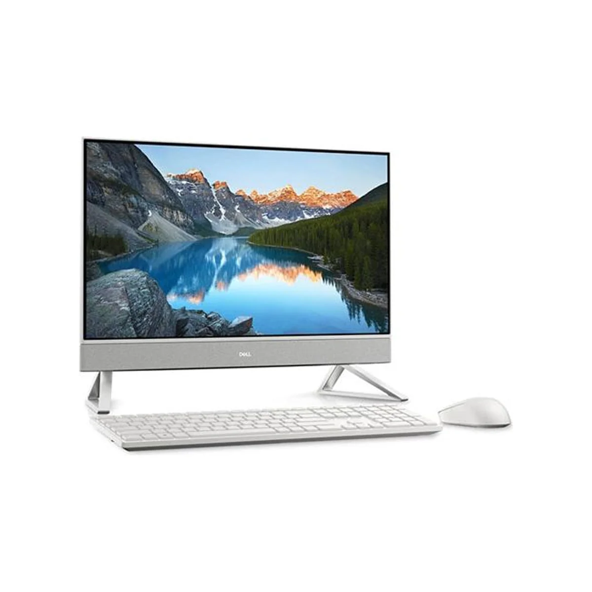 DELL 5410 All In One Desktop (Intel Core i5-1235U, 8GB RAM, 1TB HDD + 256GB SSD, 23.8" FHD Display, Windows 11 Home, White) - 5410-INS-1300-AIO view 2