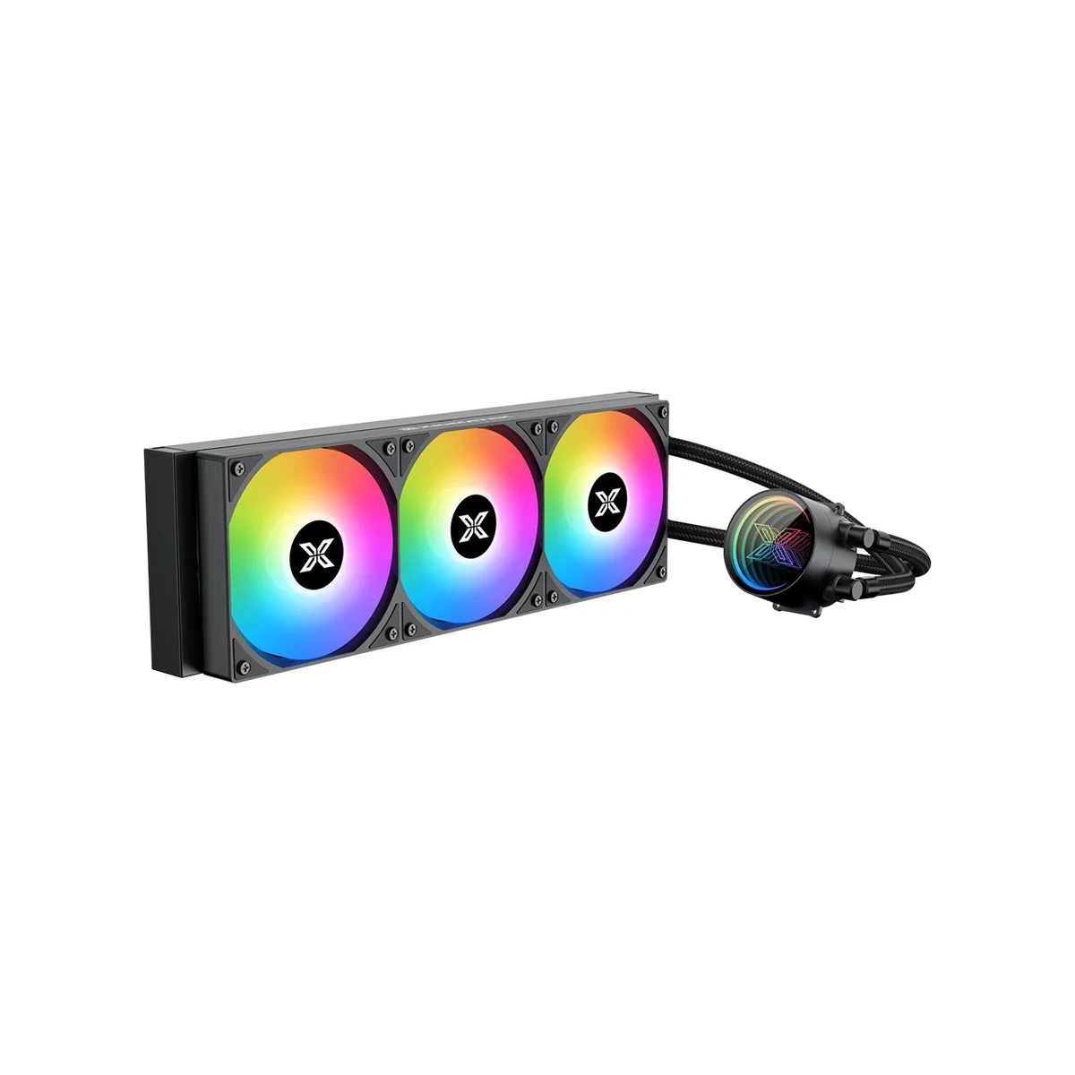 XIGMATEK FENIX II 360 PWM ARGB AIO CPU Liquid Cooler - Black - EN46575 view 2