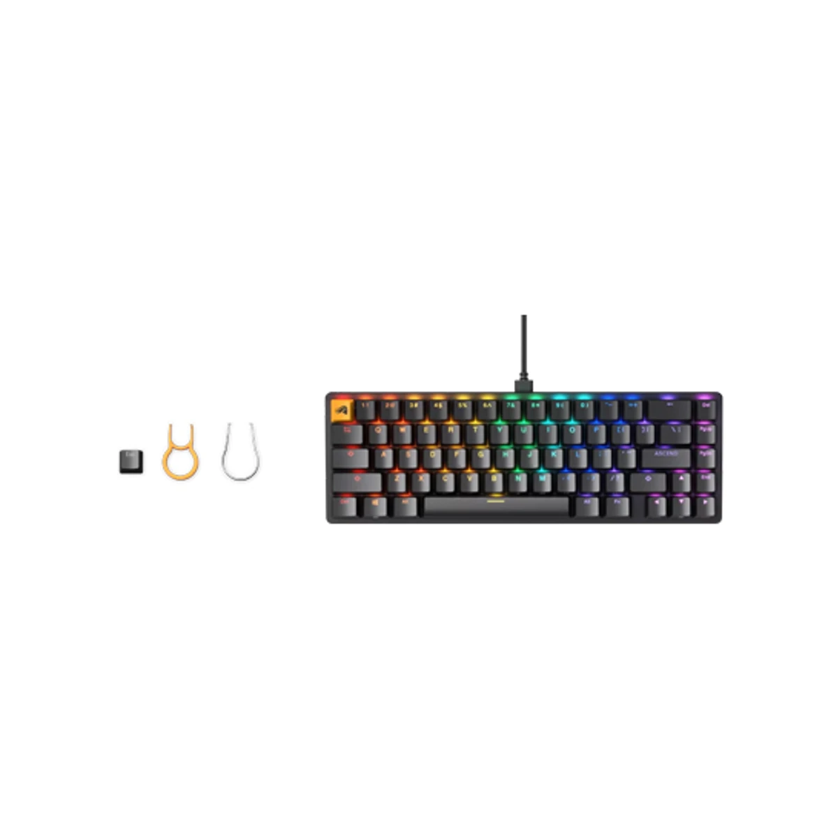 Glorious GMMK 2 65% Fox Switches Mechanical keyboard - Black | GLO-GMMK2-65-FOX-B view 4