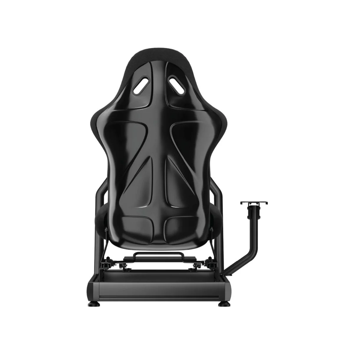 APNX Sturdy Fiberglass Seat & Adjustable Frame Racing Simulator Cockpit (Black) - APEX-RACE-COCKPIT view 3