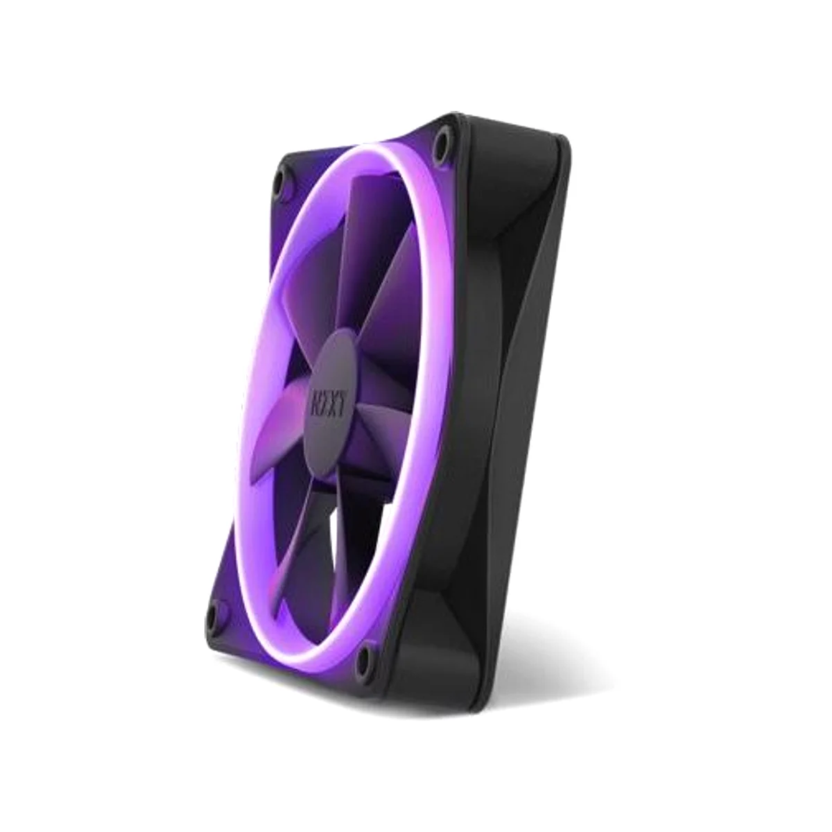 NZXT F140 RGB 140mm RGB Black Single Fan - RF-R14SF-B1 view 3