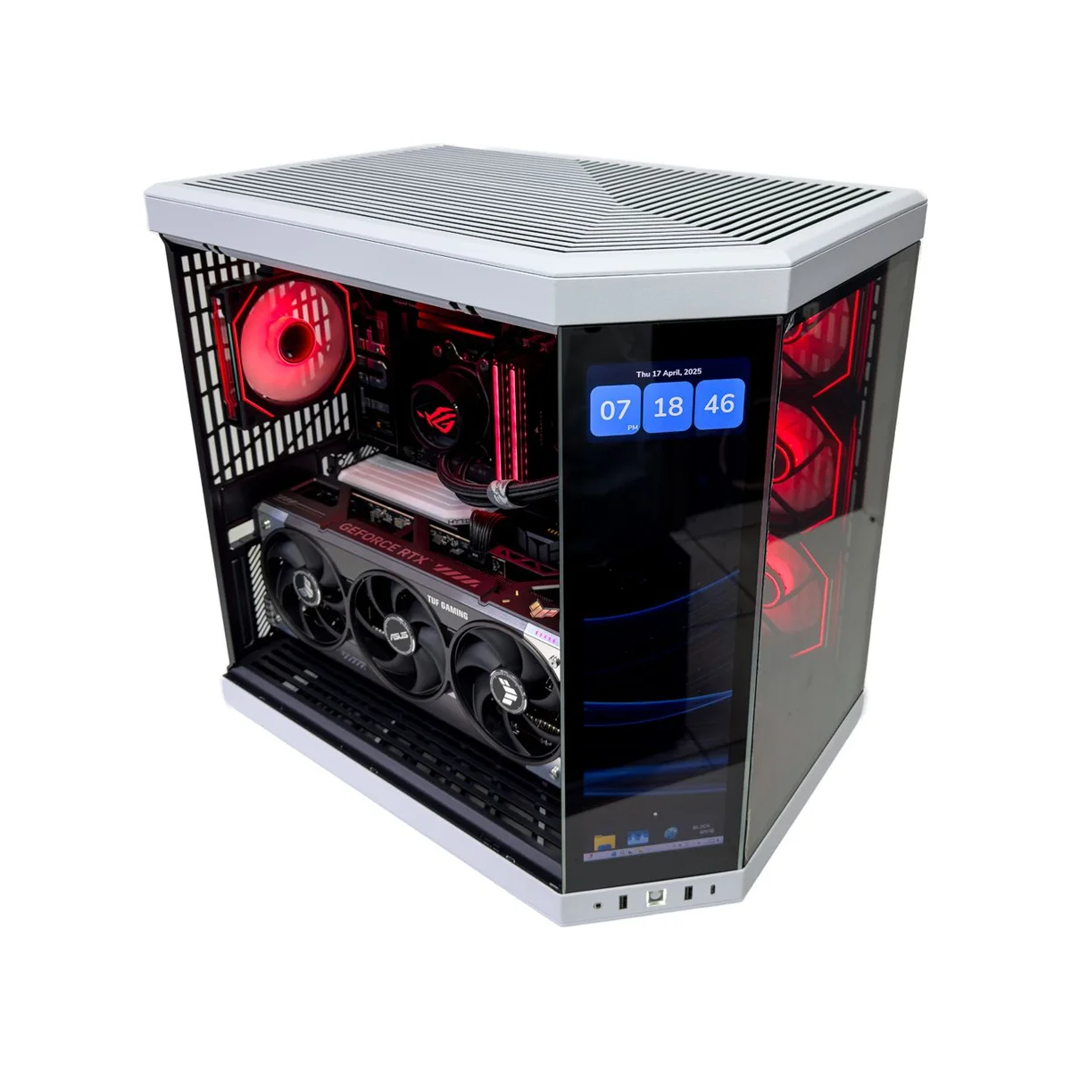Platinum Gaming PC (Ryzen 7 9800X3D, 64 GB DDR5, RTX 5080 16GB) - Powered by ASUS - Platinum_Gaming_PC view 2