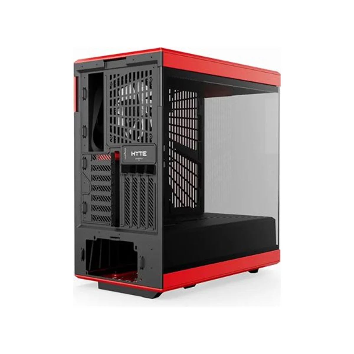 HYTE Y40 Mid-Tower S-Tier Aesthetic Case - Black/Red - CS-HYTE-Y40-BR view 4