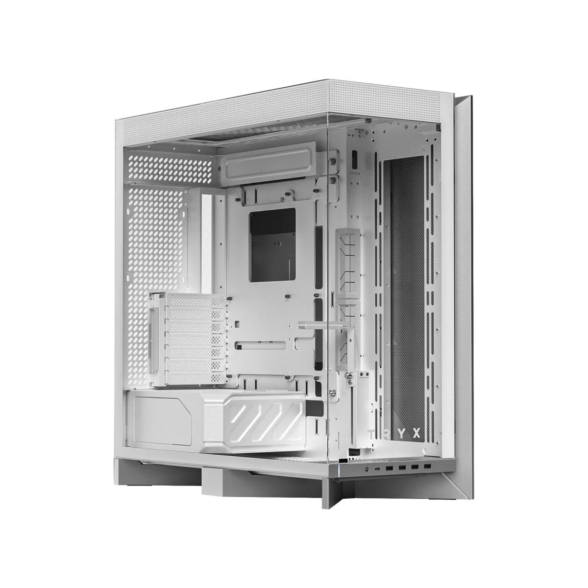TRYX LUCA L70 Tempered Glass E-ATX Mid-Tower Gaming Case - White - C-L700N-NN0H-G0W