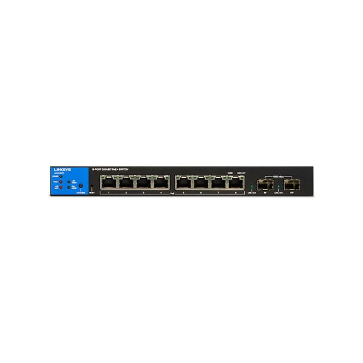 Linksys LGS310MPC 8-Port Gigabit Managed PoE+ Switch (110W)