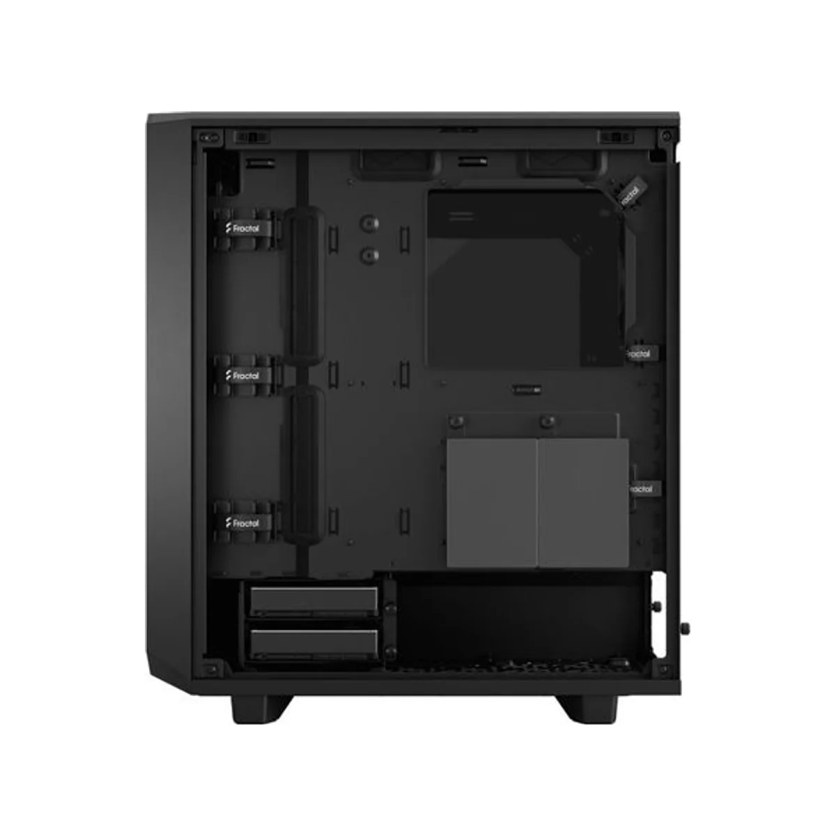 Fractal Meshify 2 Compact Dark Tint Mid Tower ATX Gaming Case - Black - FD-C-MES2C-02 view 4