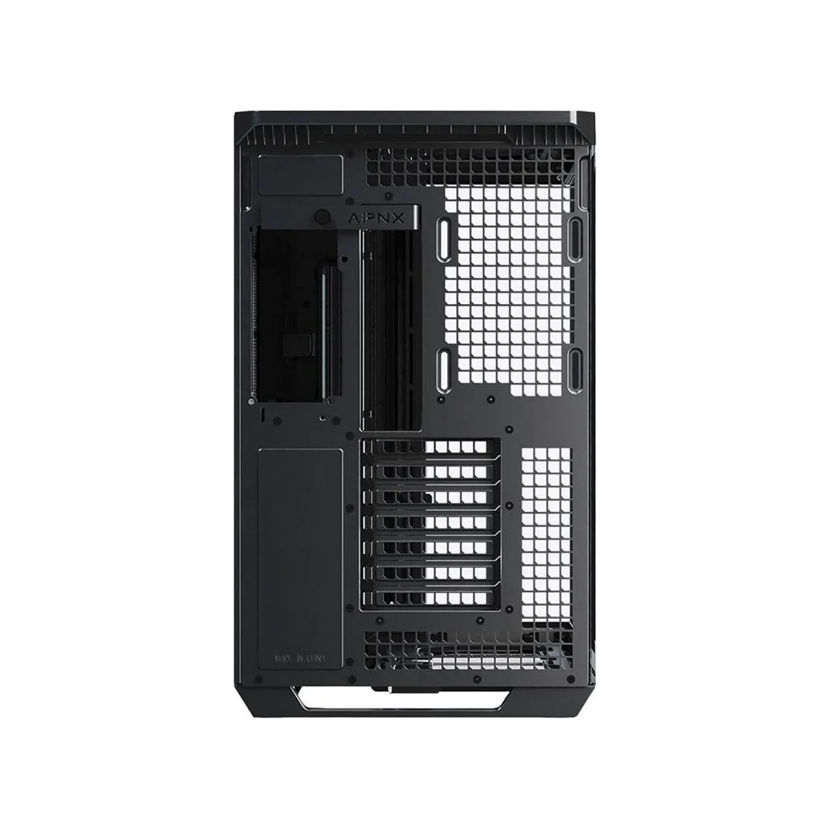 APNX V1 Dual-chamber Mid-Tower Gaming Case - Black - APCM-VI01003.11 view 7