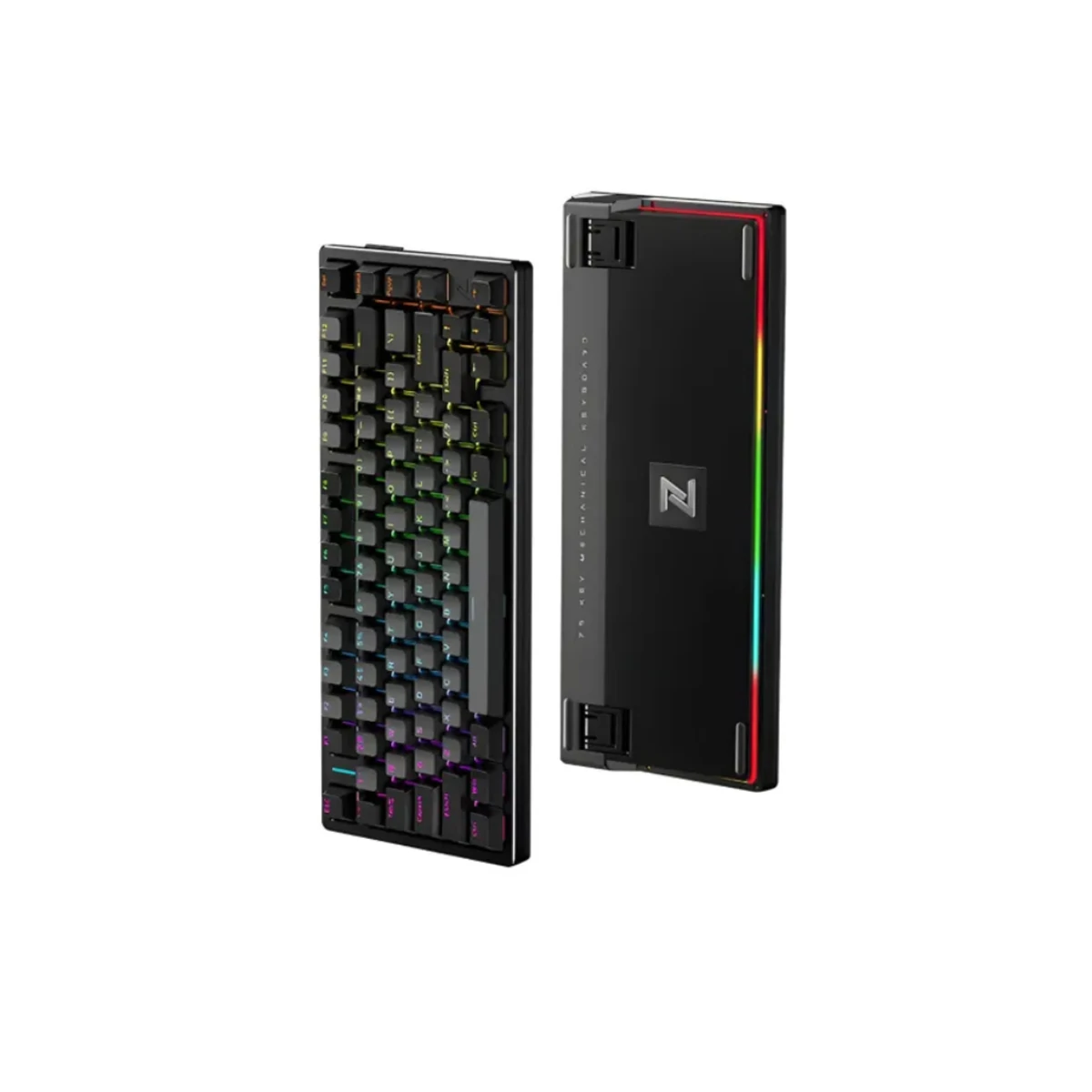 MCHOSE Z75 75% RGB Tri-Mode Mechanical Gaming Keyboard - Black | MC-Z75-3 view 3