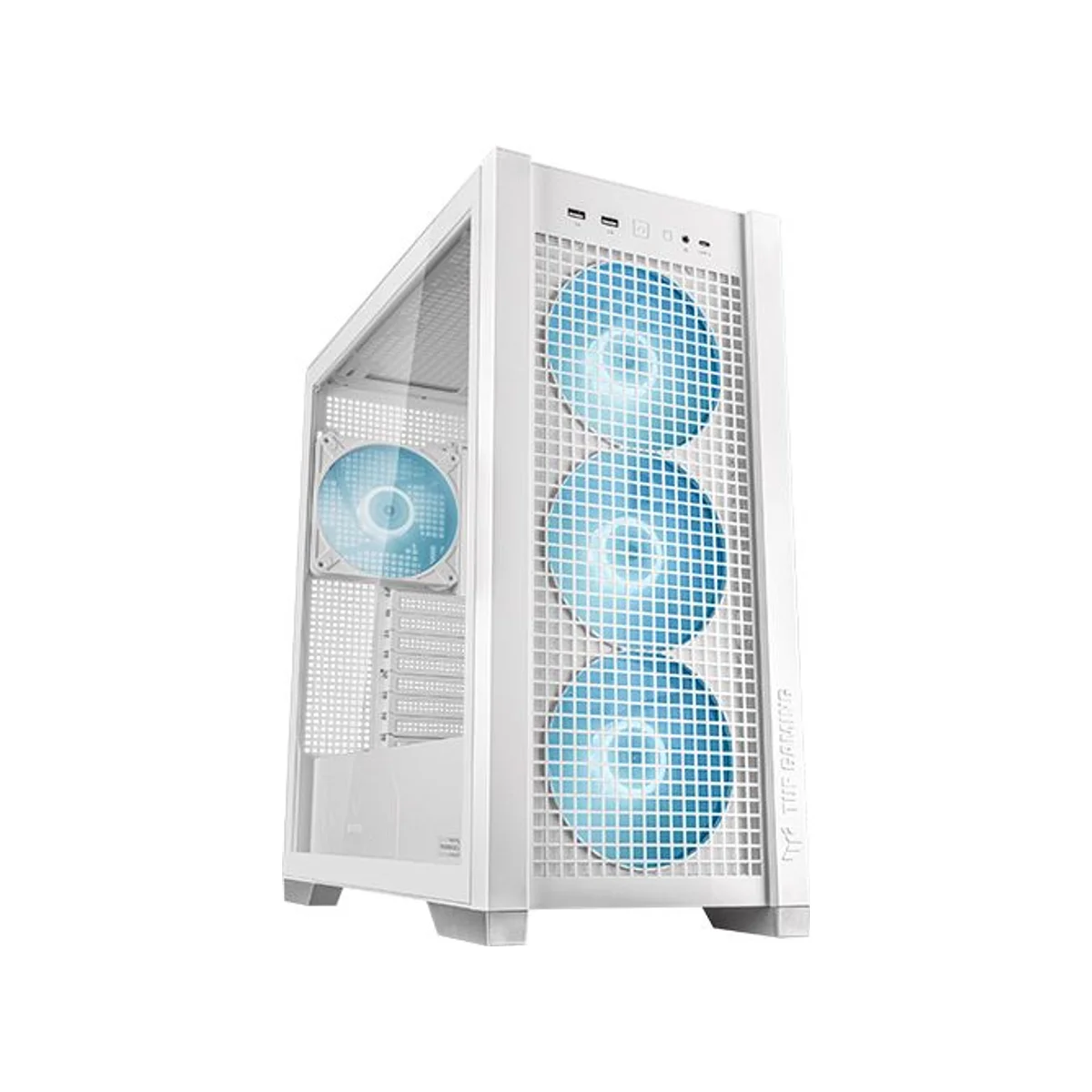 Asus TUF Gaming GT302 ARGB ATX Gaming Case - White - 90DC00I3-B19000