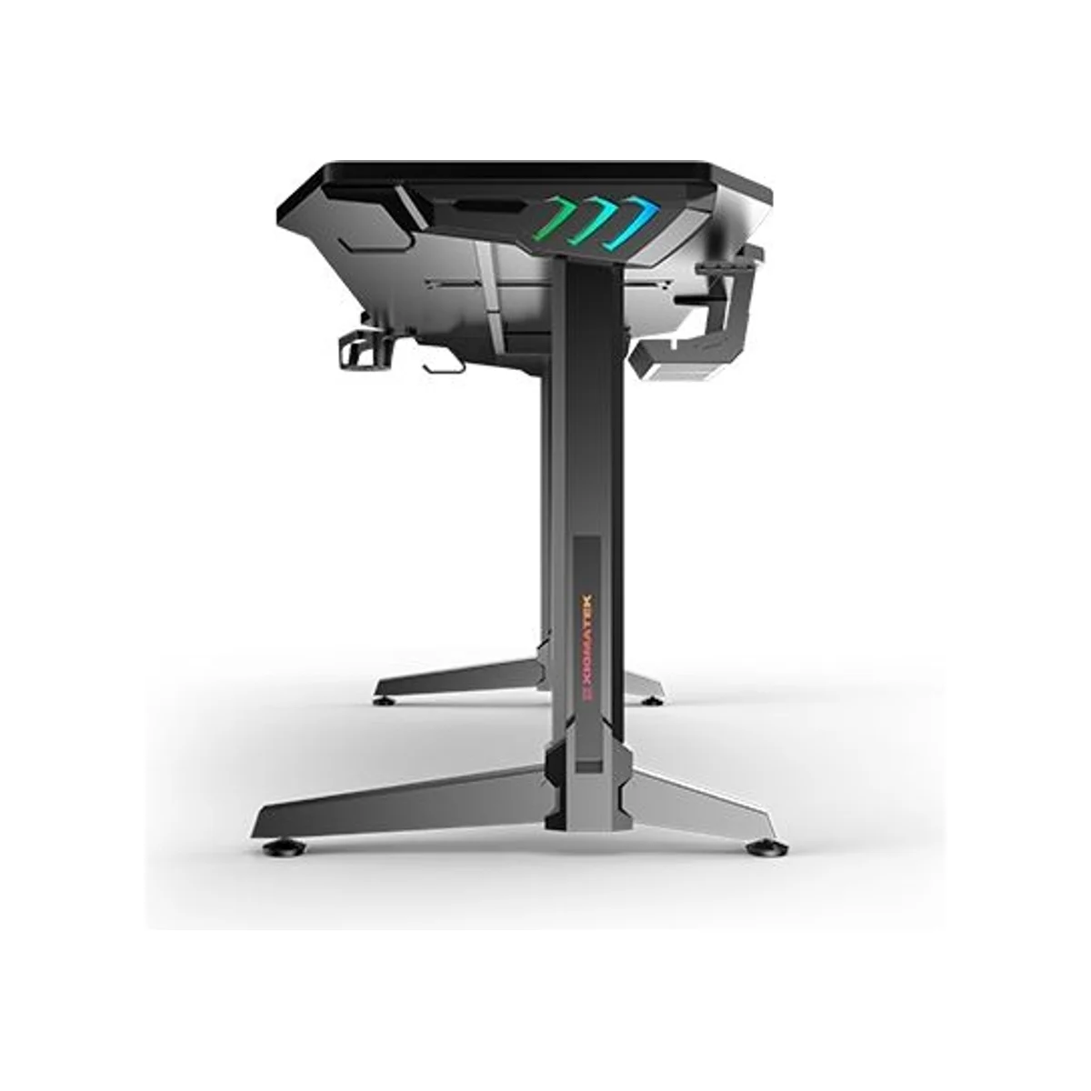 XIGMATEK Apex Three RGB Gaming Desk | 140x60cm, 1.8cm Desktop, RGB Lighting - EN46867 view 2