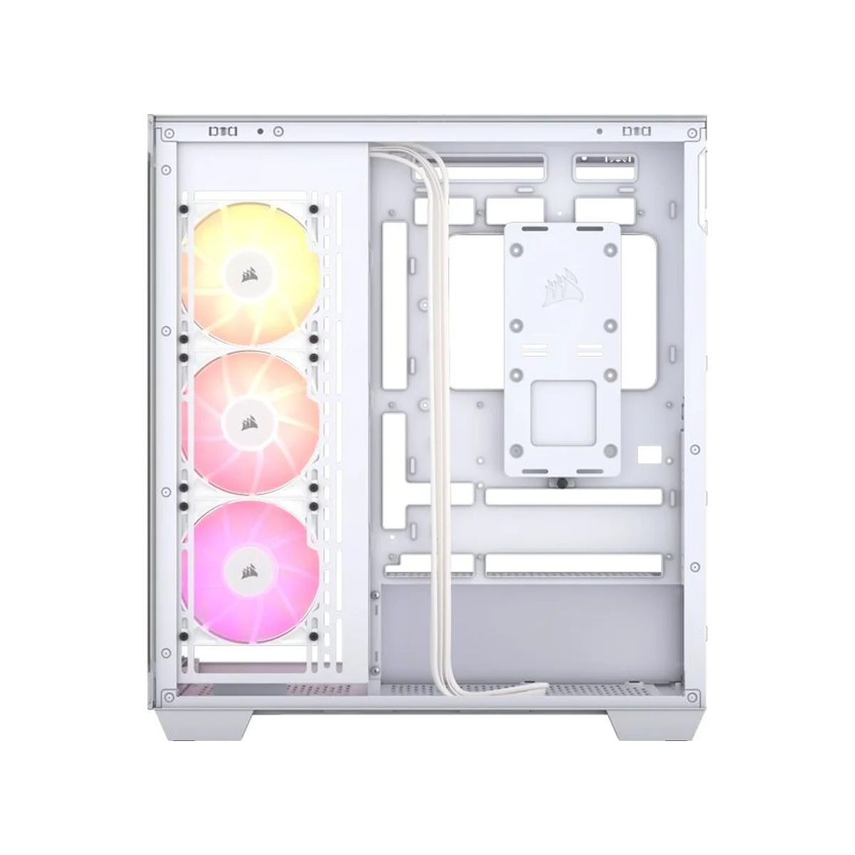 Corsair 3500X ARGB E-ATX Mid-Tower Gaming Case - White - CC-9011279-WW view 3