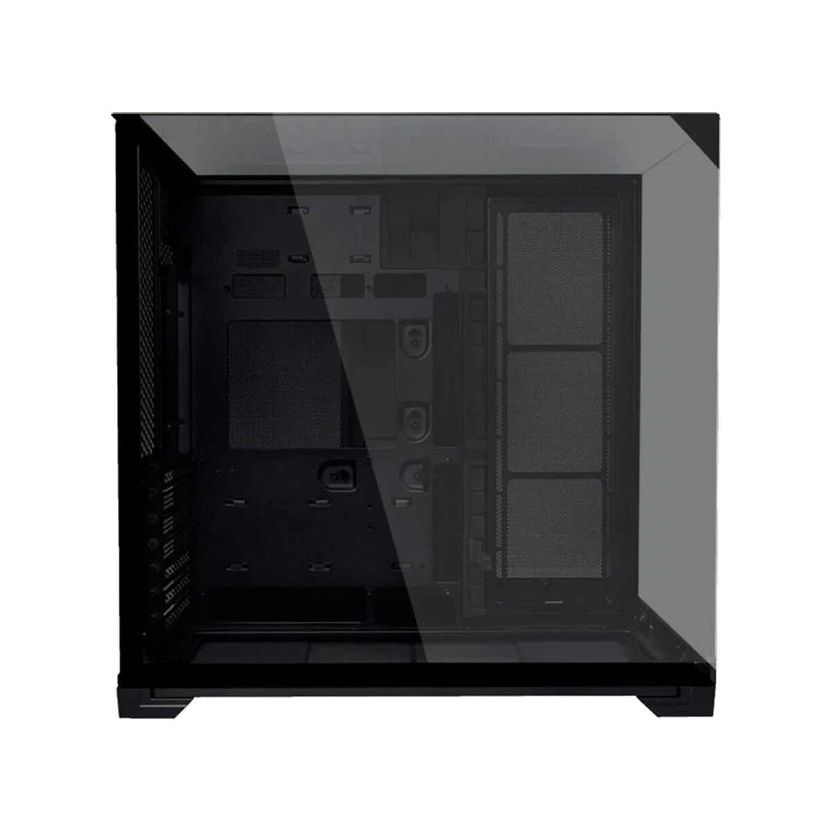Lian Li O11 Compact Tempered Glass Dual-chamber Vision ATX Gaming Case - Black - O11VPX view 2