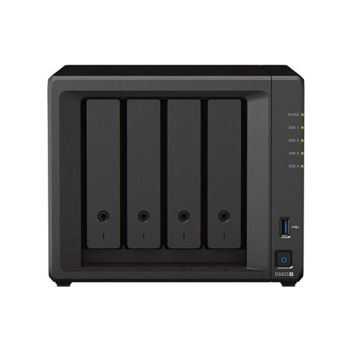 SYNOLOGY DS923+ NAS BOX | DS923+ (AMD Ryzen R1600, 4GB ECC DDR4, 4-Bay) - DS923 PLUS